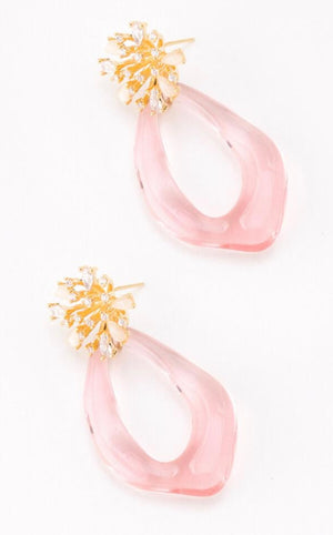 Enchanted Lucite Earring
