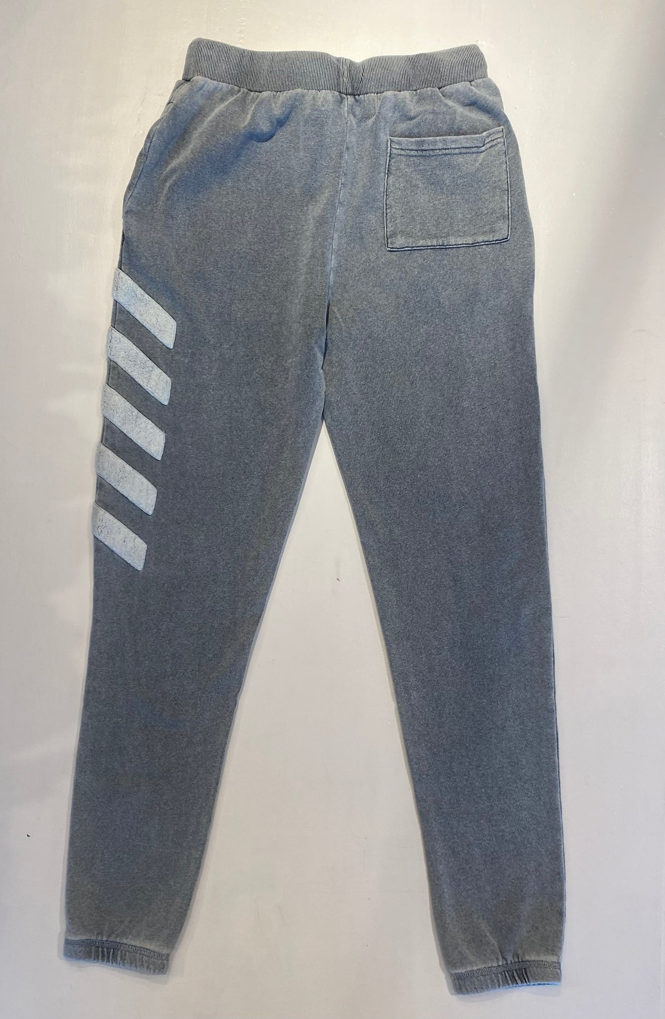 Washed Denim French Terry Jogger