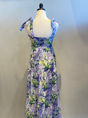 Violet Floral Dress